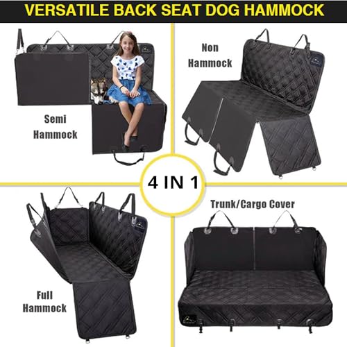 Meadowlark Funda de asiento de coche para perro con hamaca d