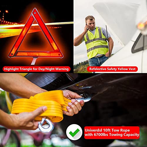 Kit de herramientas de emergencia en carretera con pala de c