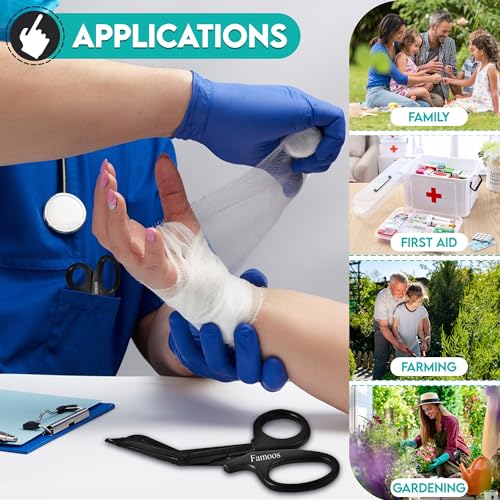 Tijeras médicas de acero inoxidable – Tijeras de trauma de 7