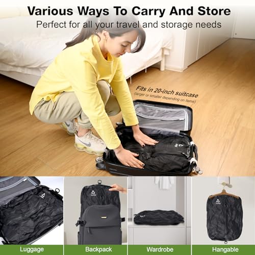 Zurligi Bolsas de vacío para viajes con bomba, bolsa de comp