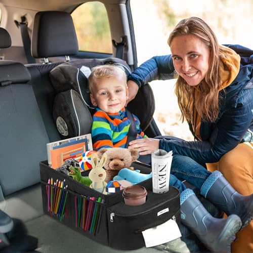 Organizador plegable para asiento de pasajero, diseño plegab