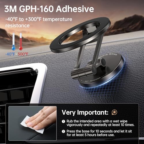 Syncwire Compatible con soporte MagSafe para coche Dash y pa