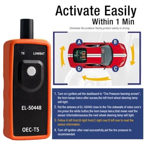 TPMS Herramienta de reaprendizaje para sensor de neumáticos