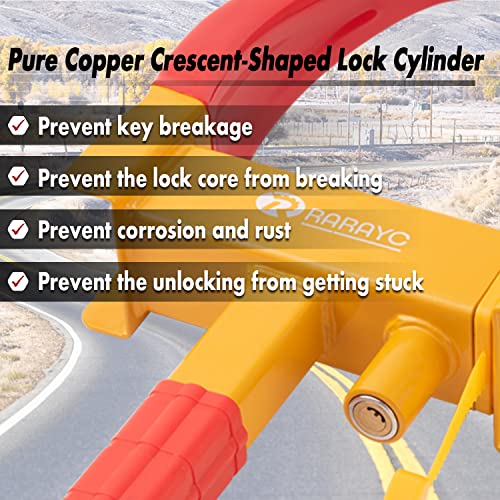 Cerradura de rueda universal resistente de seguridad para re