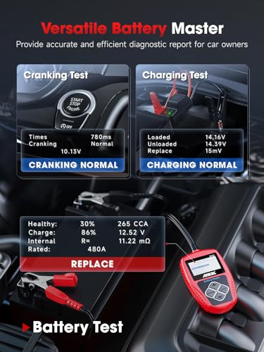 Ancel BA101 potenciómetro para carga de batería automotriz p