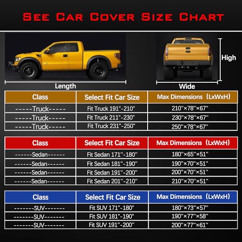 Funda impermeable para automóvil de 30 capas para automóvil,