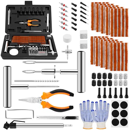 Kit de reparación de neumáticos de alta resistencia, herrami