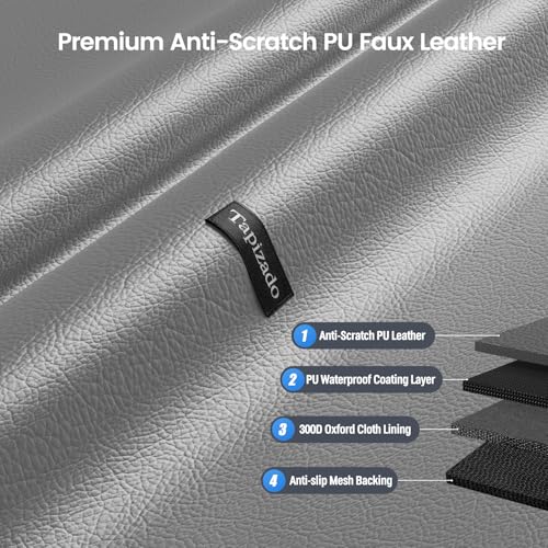 Funda de asiento de automóvil para perro con piel sintética,