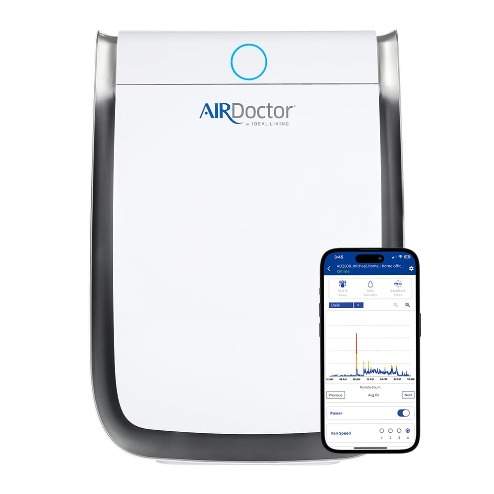 AIRDOCTOR Purificador de aire inteligente 3500i para salas d