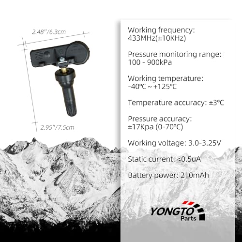 Sensor TPMS compatible con Chrysler Dodge Ram Jeep, sistema