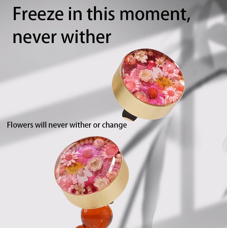 Flores Hojas Difusor de Aire Clip de Ventilación Aromas de C