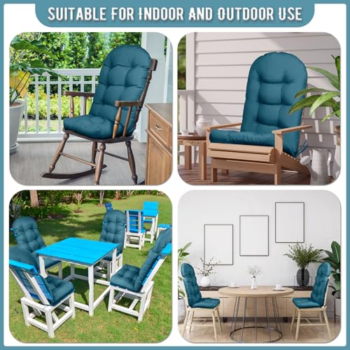 Paquete de 4 cojines Adirondack para silla mecedora, resiste