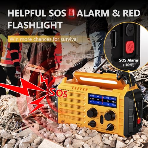 Radio de emergencia NOAA alerta meteorológica y kit de difus