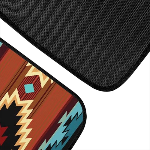 Tapetes universales con estampado de geometría azteca tribal