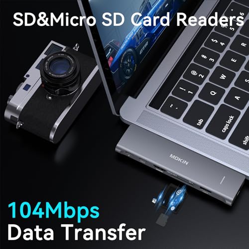Adaptador USB C para MacBook Pro 2023 2022 2021, adaptador U