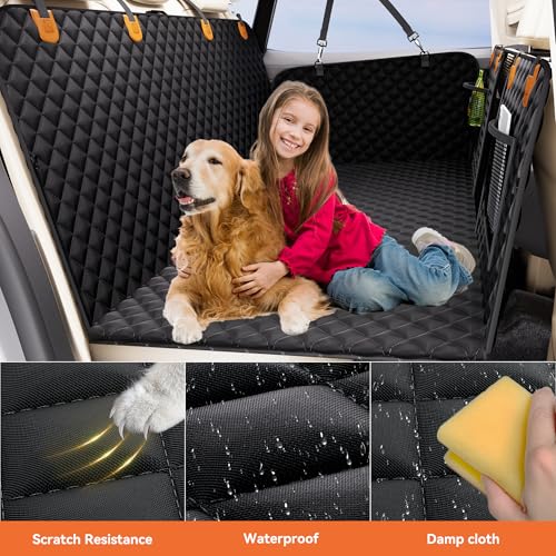Hards Bottom Back Seat Extender for Dogs, Truck Back Seat Ex
