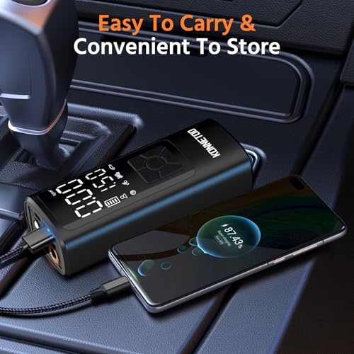 KONNETOO Inflator Portable Air Compressor - Air Pump for Car