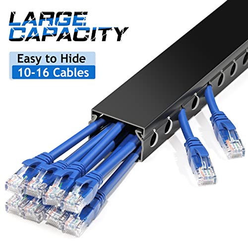ZhiYo Canal de cables de 78 pulgadas (2 x 39 pulgadas de lar