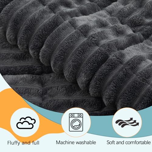 BBTO Tapete de cama de perro de 53 x 40 pulgadas para asient