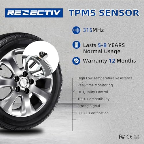 Sensor TPMS, 315MHz para Lincoln MKS MKX 2015-2020 Ford F-15