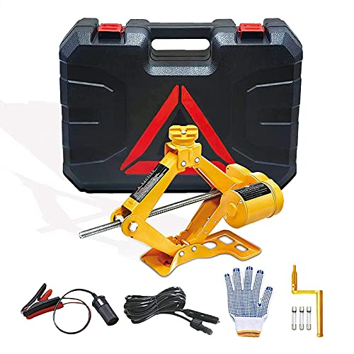 Gato eléctrico para automóvil de 2 toneladas y 12 V con caja