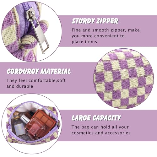 Bolsa de maquillaje para mujer, bolsa de cosméticos de gran