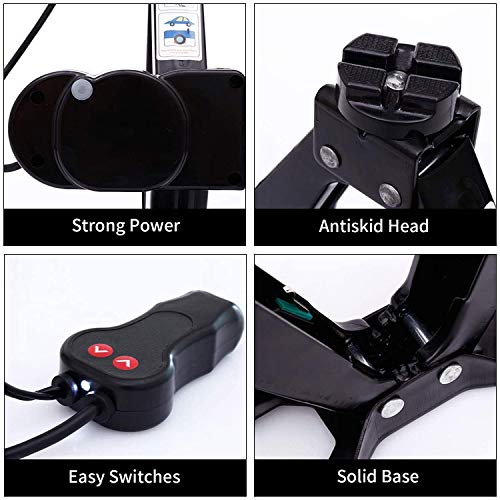 Gato eléctrico para coche – Gato de tijera de coche de 12 V