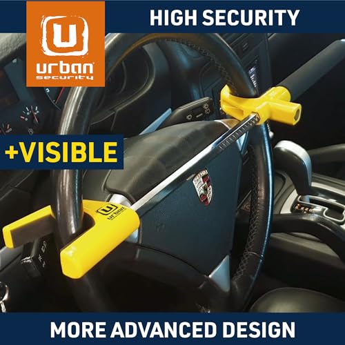 Urban UR959Y Cerradura de volante de alta seguridad, gancho