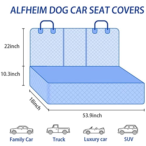 BESULEN Funda de asiento de automóvil para perro para asient