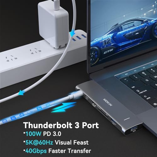 Adaptador USB C para MacBook Pro 2023 2022 2021, adaptador U