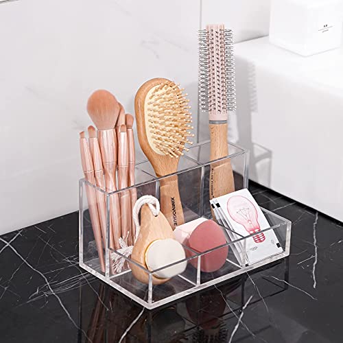 Yesesion Organizador de maquillaje transparente para tocador