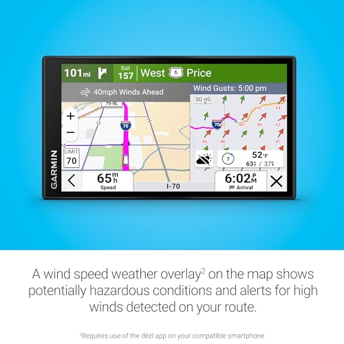 Garmin dezl OTR620 Navegador GPS para camión con pantalla tá