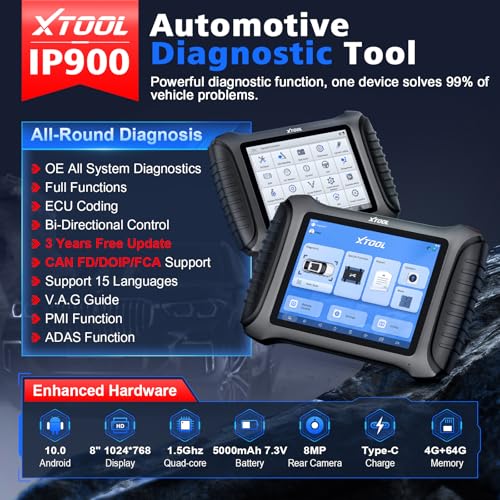 XTOOL Herramienta de diagnóstico de escáner OBD2 de nivel pr