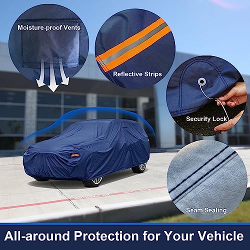 Funda impermeable pesada para automóvil, ajuste personalizad