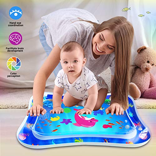 ZMLM Tapete de agua para bebé boca abajo, tapete de juego de agua para