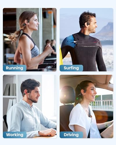 Auriculares de natación de conducción ósea, IP68 impermeable