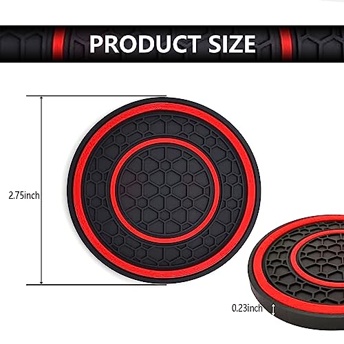 2 posavasos de automóvil para portavasos de automóvil, antid