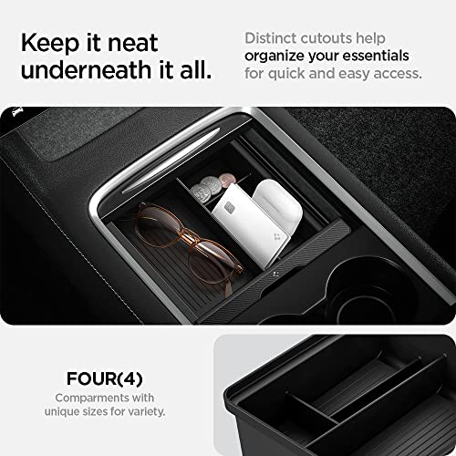Spigen Bandeja organizadora de consola central diseñada para