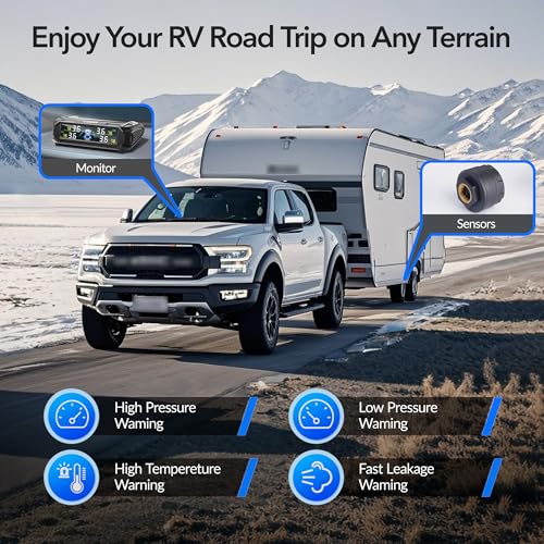 VXDAS RV Accessories Sistema de monitoreo de presión de neum