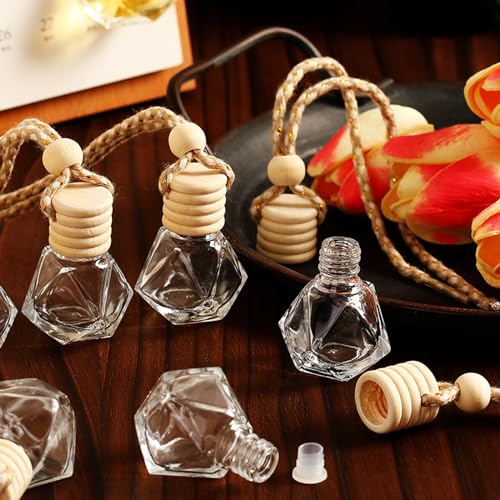 Zubebe 300 botellas de perfume de vidrio transparente para c