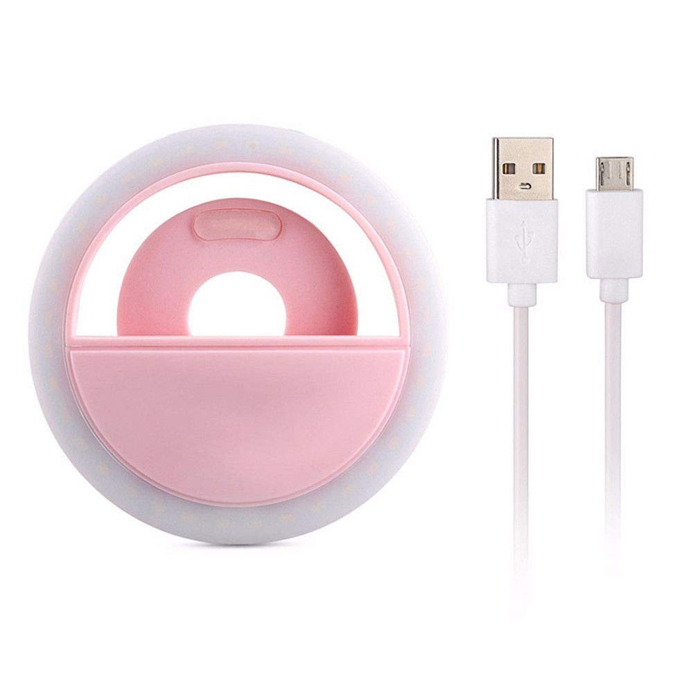 Z Fashion Mini anillo de luz para teléfonos móviles, lámpara