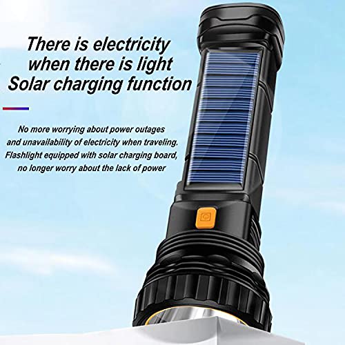 Linterna LED solar / recargable multifunción de 1000 lúmenes