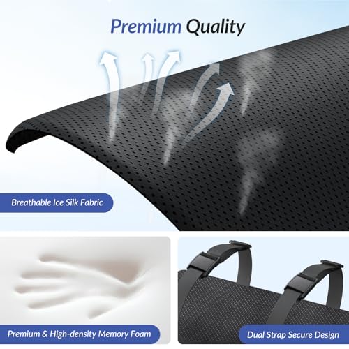 ZIKEE Almohada de apoyo lumbar con bolsa de aire para silla