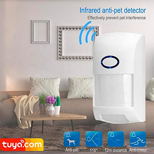Sensor de movimiento inteligente inalámbrico: alerta de dete