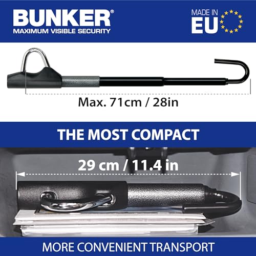 Bunker BT29 - Cerradura telescópica de pedal de freno para v