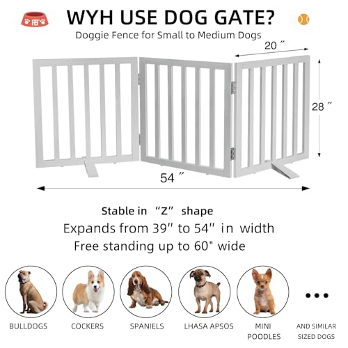 ZJSF Puerta independiente para perros de interior para casa,