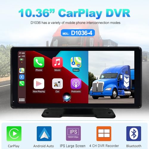 Sistema de cámara de respaldo 4K RV&Semi-Truck 4CH Dash Cam