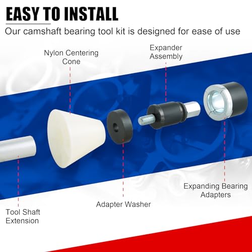 Cam Bearing Removal and Installation Tool Set, Camshaft Bear