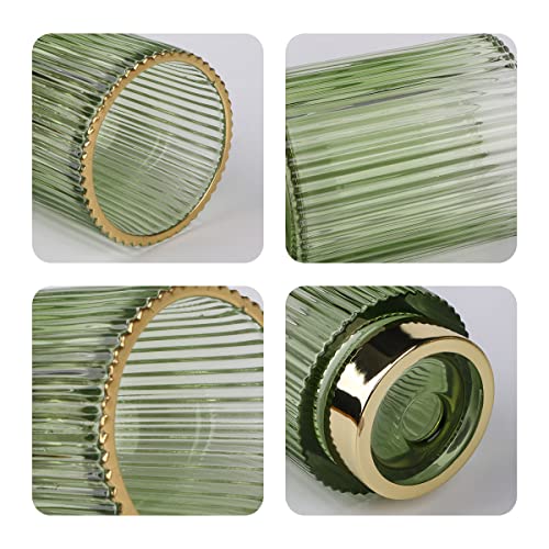 Soporte para brochas de maquillaje de cristal, organizador d