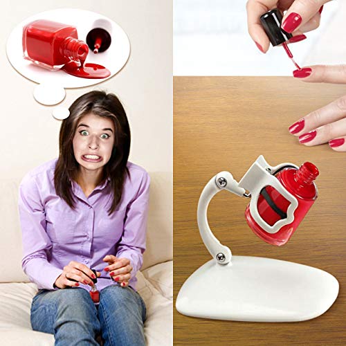 Grip & Tip - Soporte para esmalte de uñas, sostiene el frasc